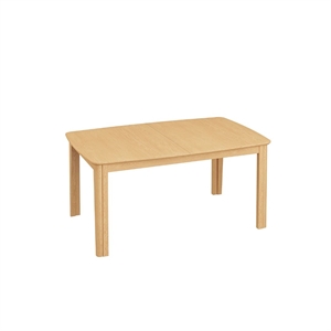 Skovby SM107 spisebord INKL. 3 tillægsplader - Massiv eg naturolie - Mål: 101 x 160 / 313 cm.